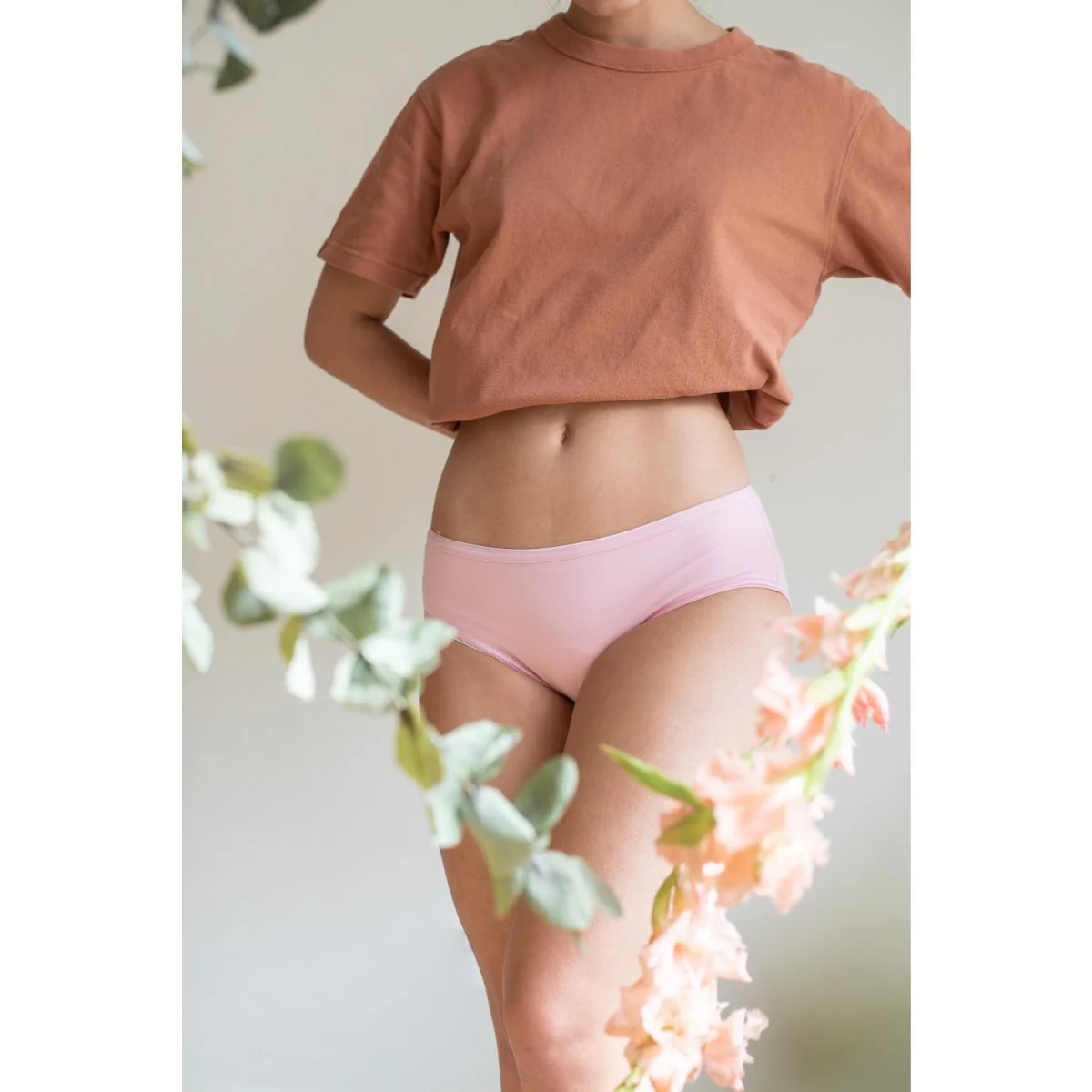 Menštruačné nohavičky Everyday Pink bokové Standard (MEMS028) XS