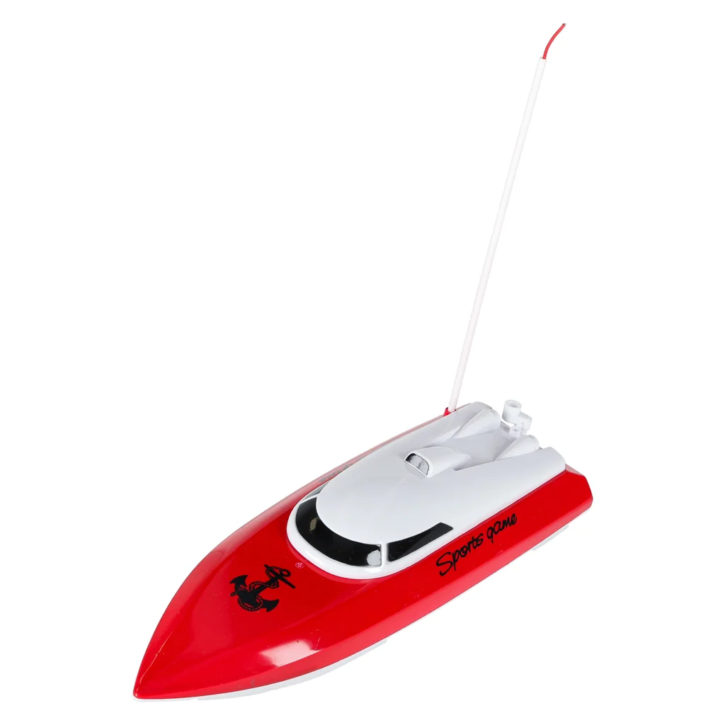 Mini RC loď, červená