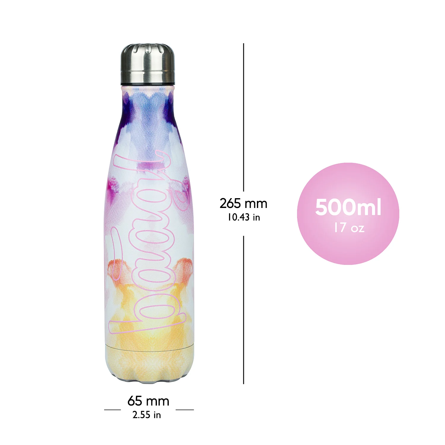 Baagl termofľaša Painting 500 ml s kovovým viečkom 500 ml, maľovaná
