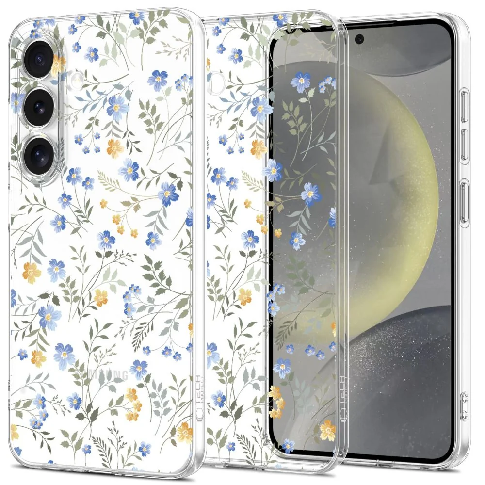 Tech-Protect Flexair kryt na Samsung Galaxy S25, spring flowers