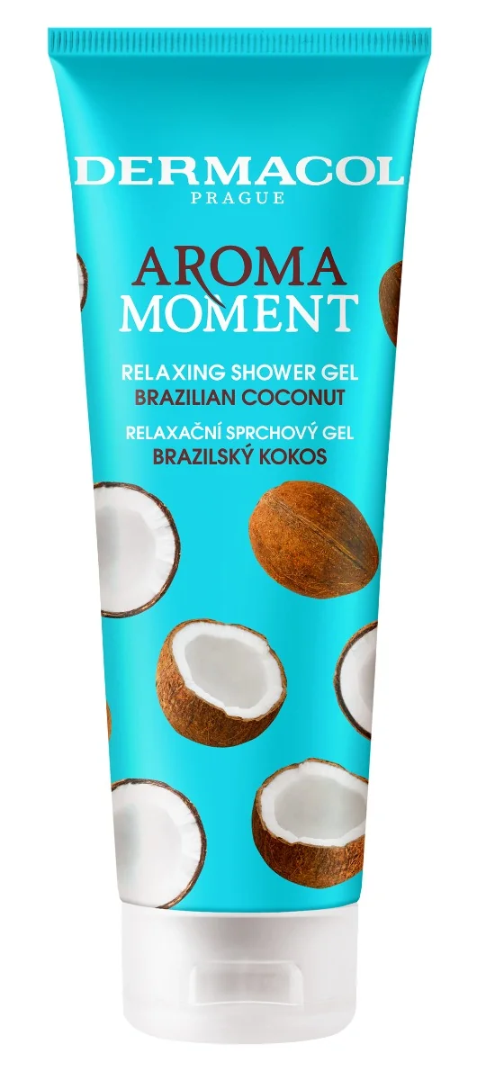 Aroma Moment sprchovací gél Brazílsky kokos 1×250 ml, s kokosovým olejom