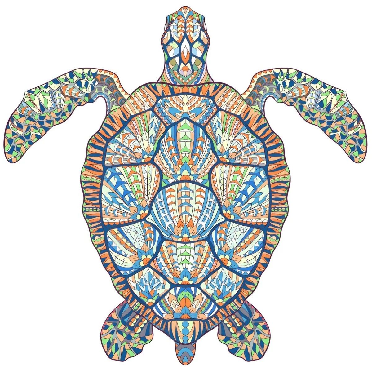 Drevené puzzle Sea Turtle - L 197 dielikov
