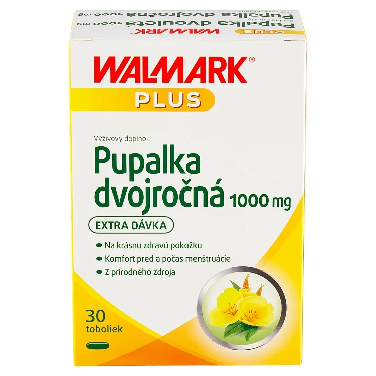 WALMARK Pupalka dvojročná 1000 mg 1×30 cps, výživový doplnok