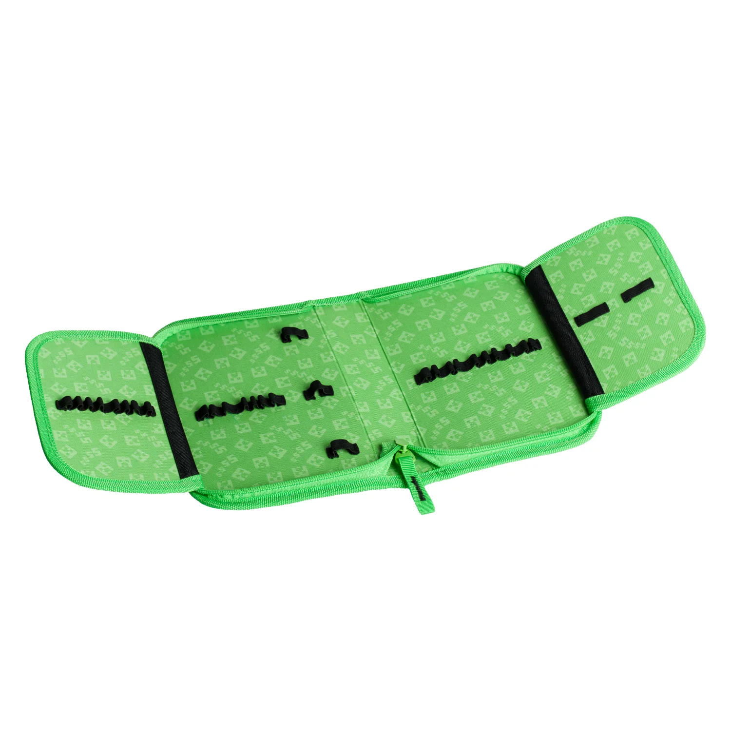 Baagl školský peračník jednoposchodový Minecraft, bez náplne s výbavou, zelený