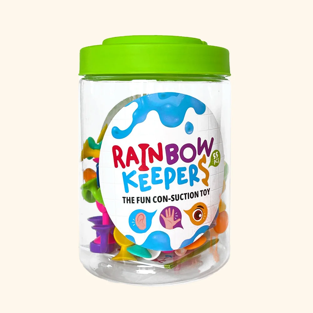 Rainbow Keepers 55 - prísavková stavebnica so zvieratkami