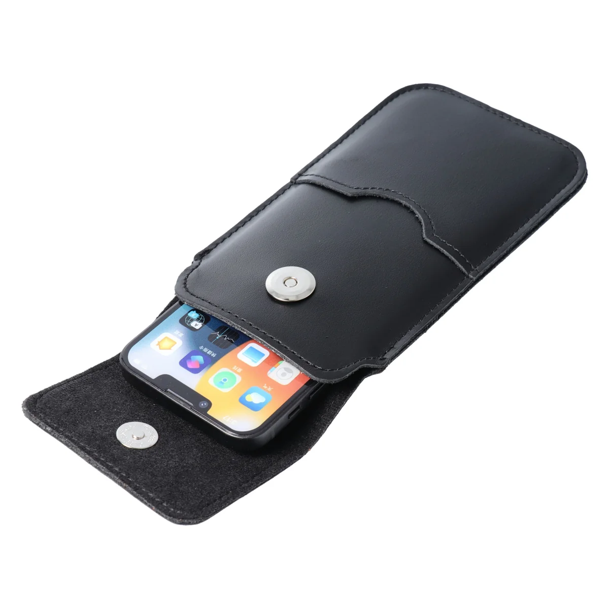 MG Royal Flap kožené puzdro na opasok 2XL, čierne