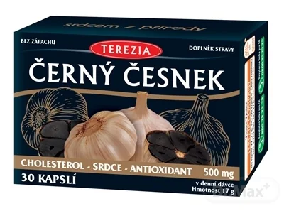 TEREZIA ČIERNY CESNAK 1×30 cps, výživový doplnok