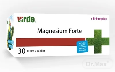 VIRDE MAGNESIUM FORTE 1×30 tbl, výživový doplnok