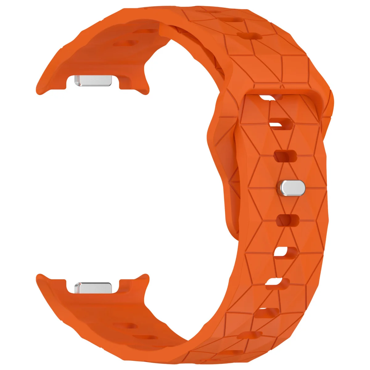 BStrap Silicone Grid remienok na Samsung Galaxy Watch 8, orange
