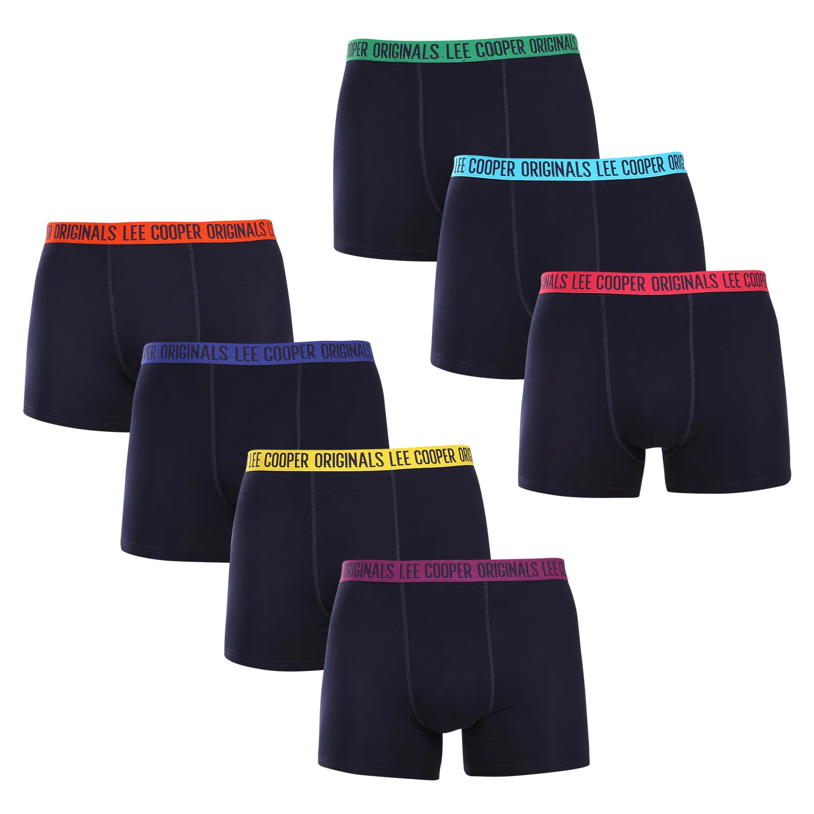 7PACK pánske boxerky tmavo modré (PO41016) M