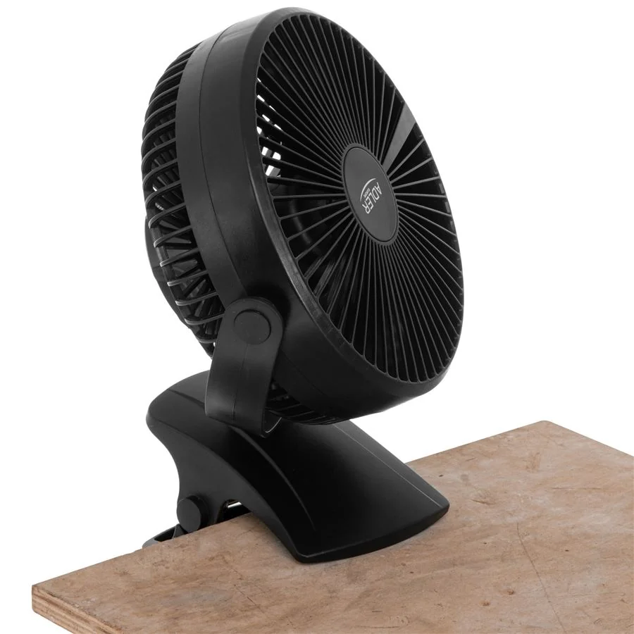 Stolový ventilátor s klipom Adler AD 7342 čierny