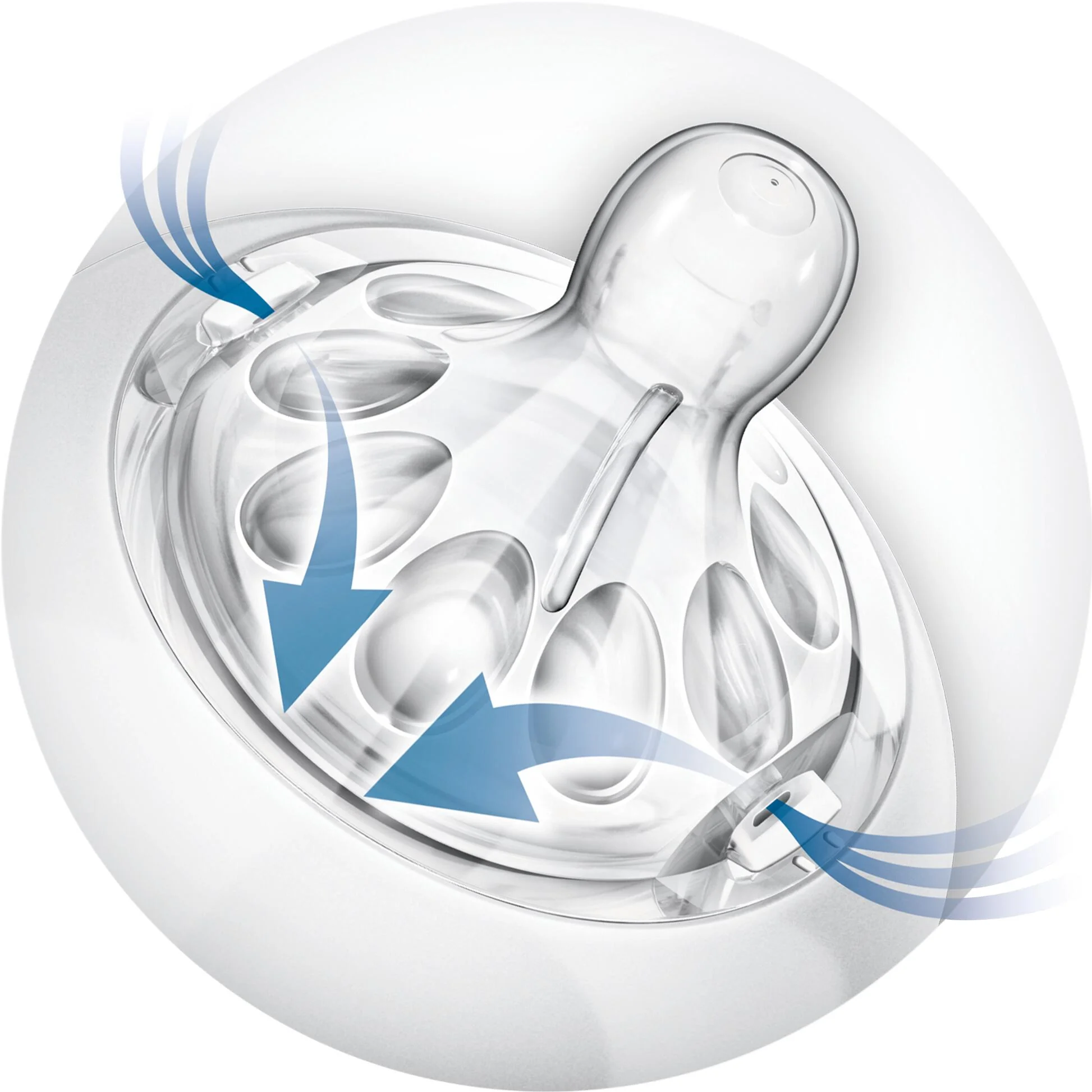 Philips AVENT - SCF657/27 Natural Teats, First flow, twin pack 2 ks