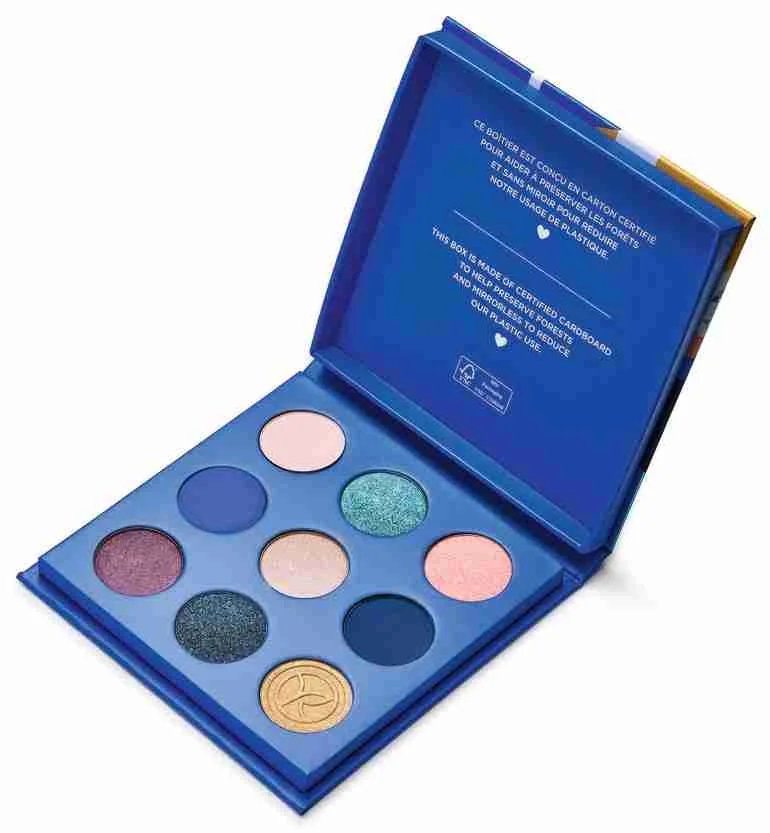 Yves Rocher Paleta 9 očných tieňov Lande Océane COULEURS NATURE 1×13,4 g, paleta očných tieňov