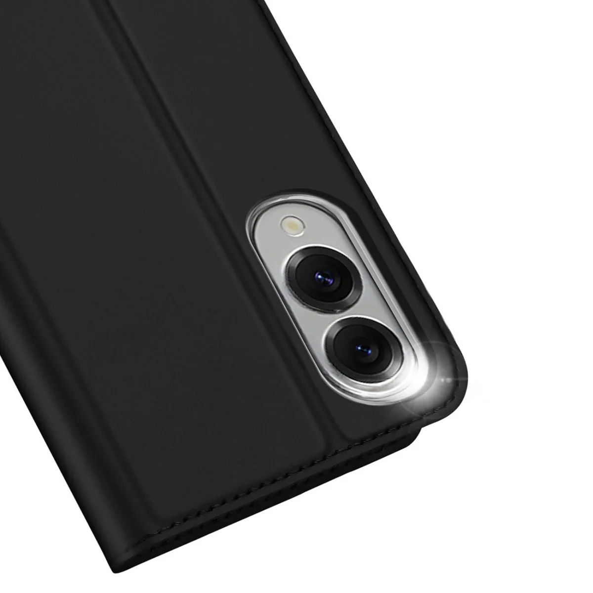 Dux Ducis Skin Pro knižkové puzdro na Samsung Galaxy S25 Edge, čierne
