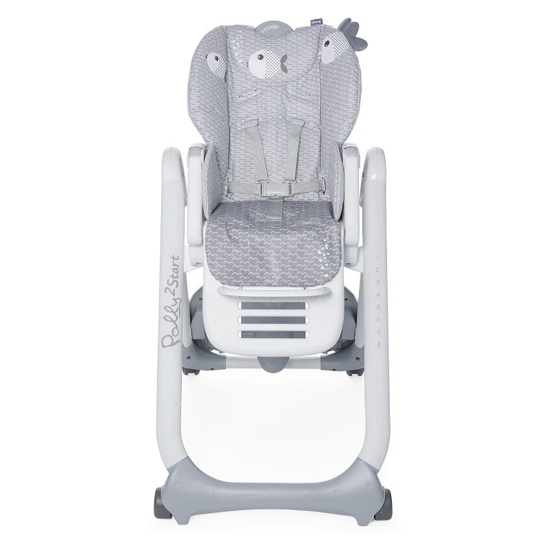 CHICCO Stolička jedlálenská Polly2Start - Dots 1×1 ks