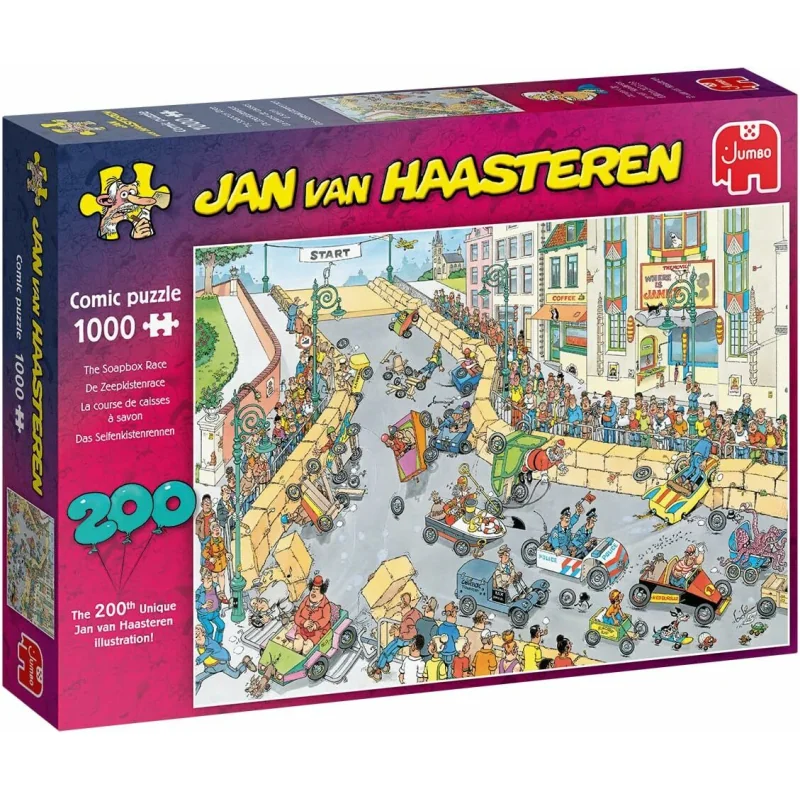 Jumbo Jan van Haasteren The Soapbox Race puzzle 1000 dielikov