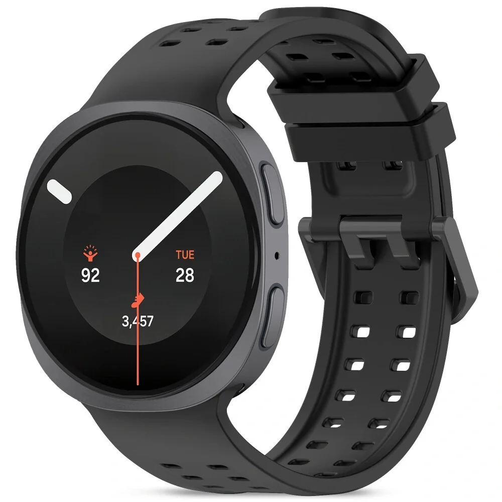 Tech-Protect Silicone Air remienok na Samsung Galaxy Watch 8 / 9 / Classic (40 / 44 / 46mm), black