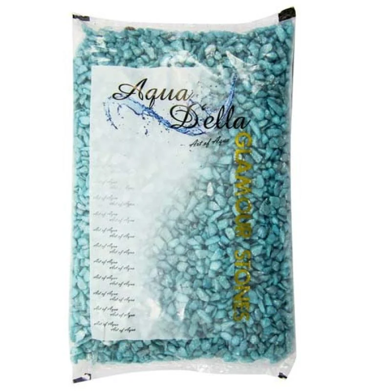 EBI AQUA DELLA Glamour Stone 6/9mm 2kg EMERALD-GREEN -Farebný trblietavý štrk do akvária 