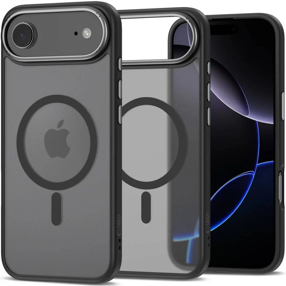 Tech-Protect MagEdge MagSafe kryt na iPhone 17 Air, čierny