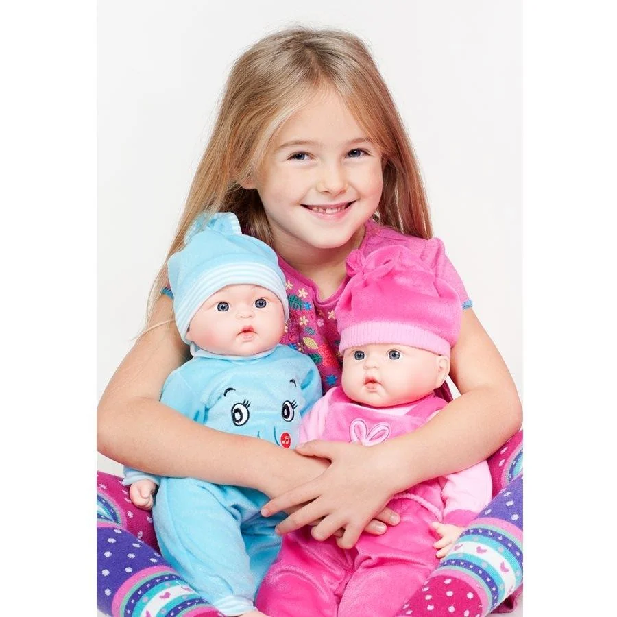 Poľsky hovoriaca a spievajúca detská bábika PlayTo Agatka 46 cm ,
