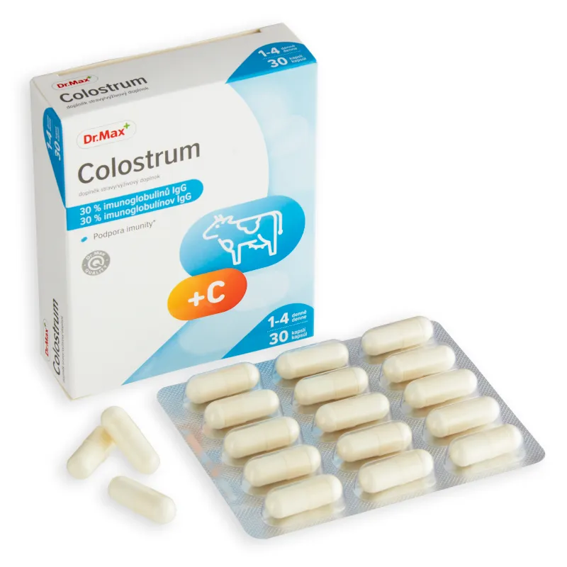 Dr.Max Colostrum + C 1×30 cps