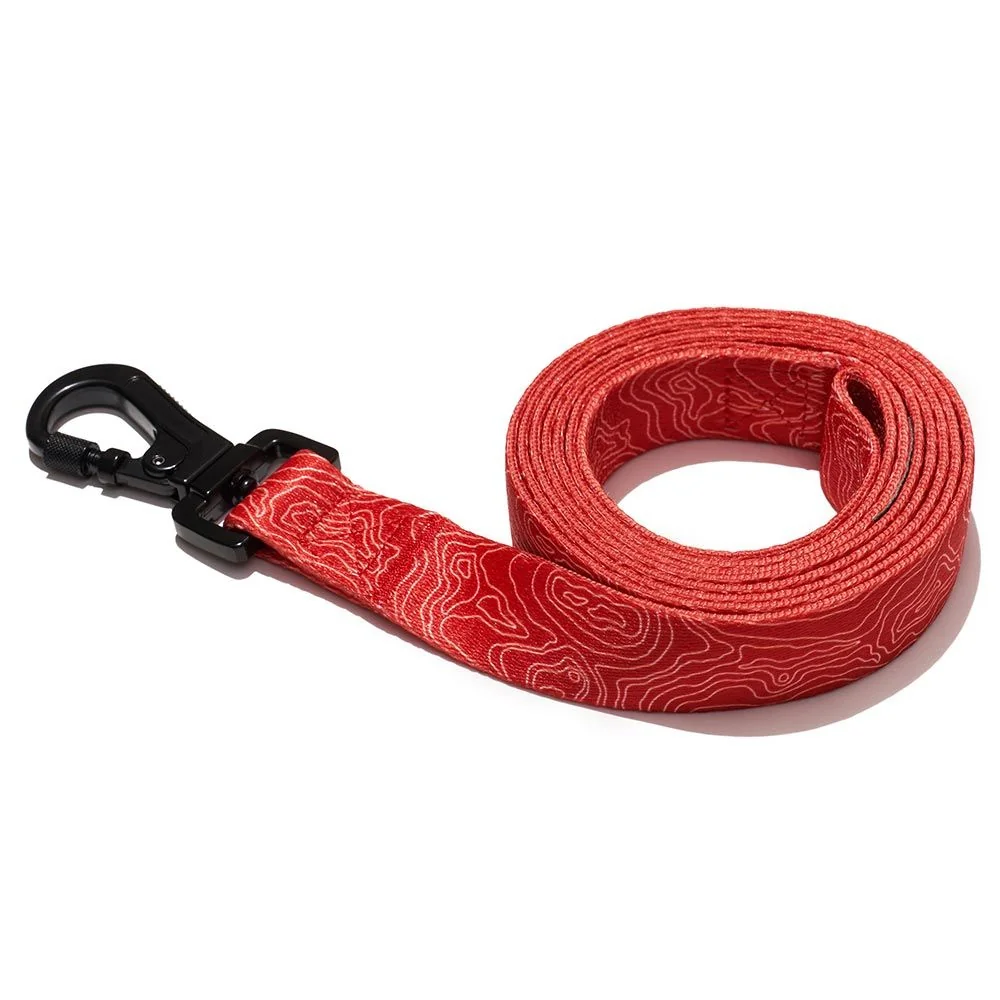 EXPLORER DOG Vodítko Vrstevnica Červená L - 170x2, 5 cm 1×1 ks, vodítko pre psa