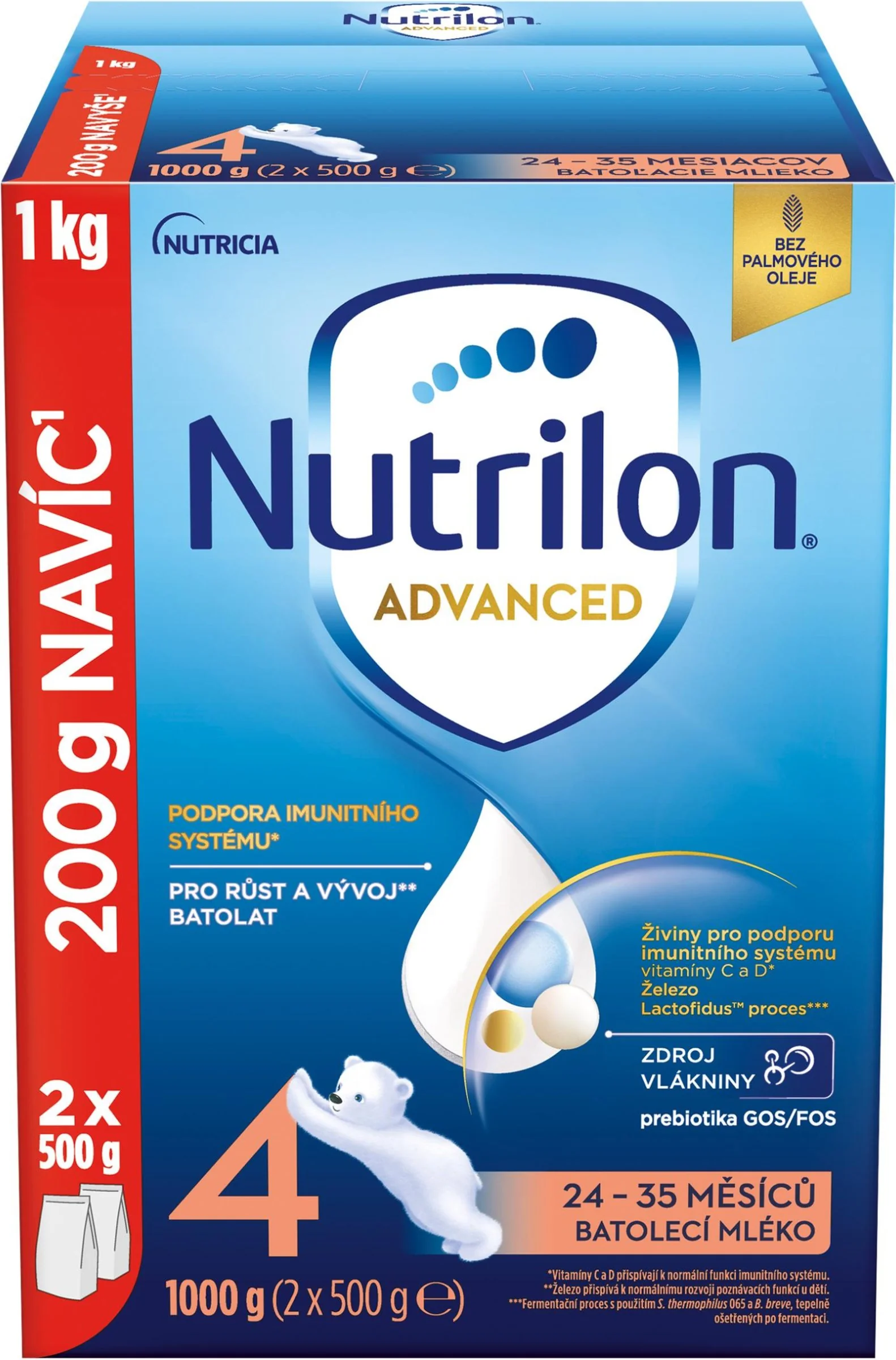 Nutrilon Advanced 4 DUO BALENIE 1×1000 g, dojčenská výživa od uk. 24m