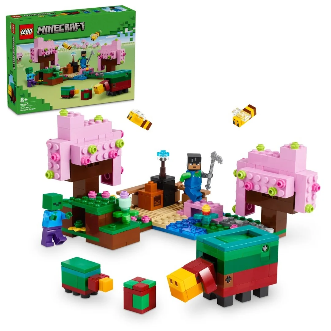 LEGO® Minecraft® 21260 Záhrada s rozkvitnutými čerešňami