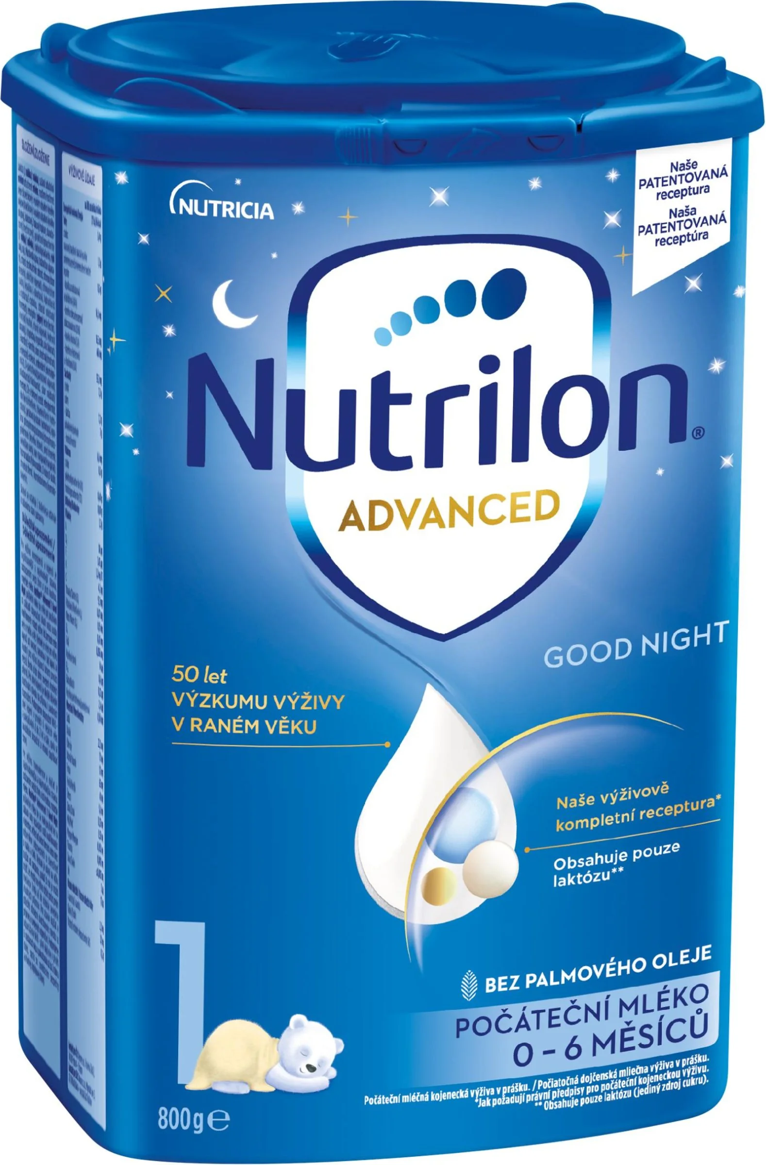 Nutrilon 1 Pronutra Good Sleep 1×800 g, detská výživa, od narodenia