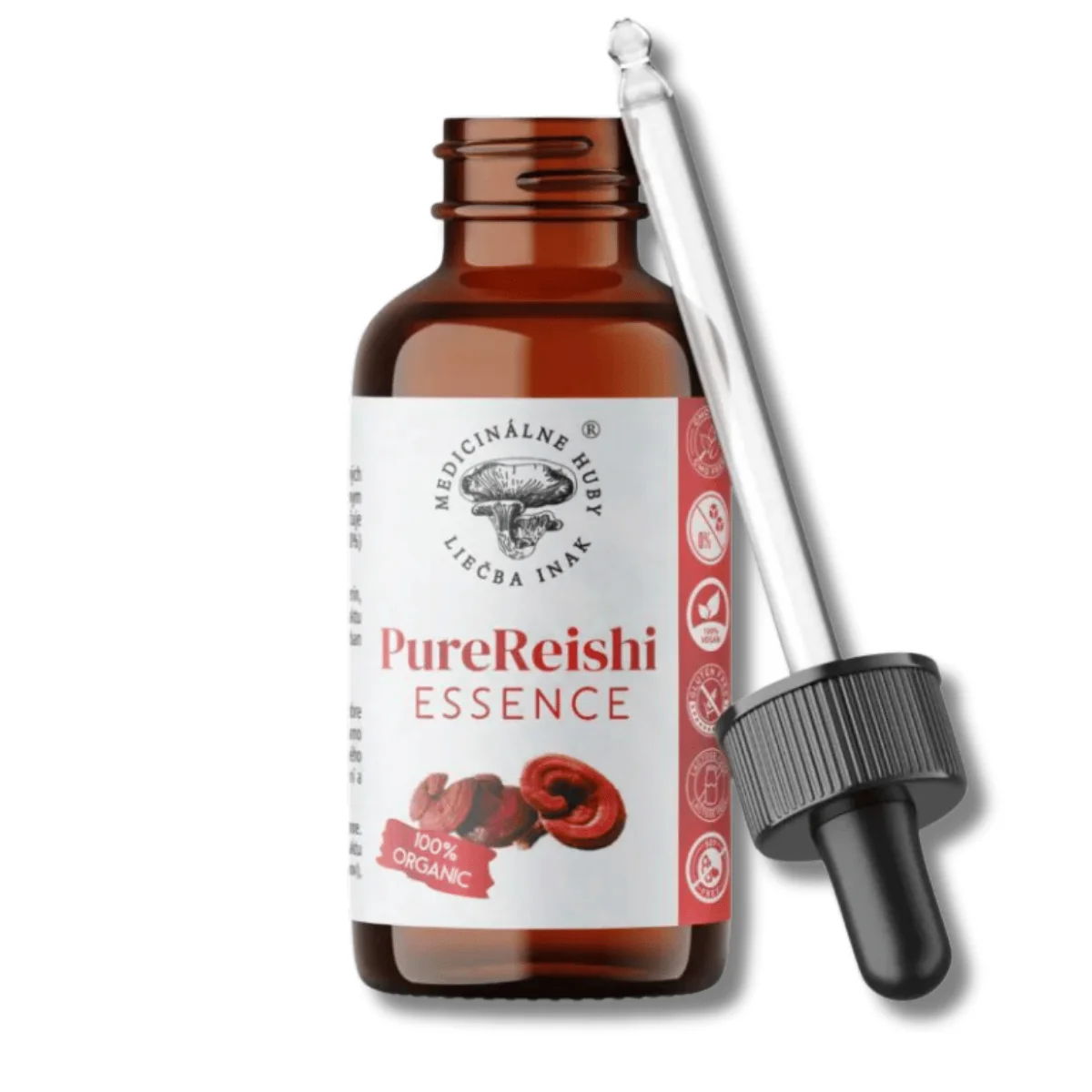 Pure Reishi ESSENCE 30ml Bezalkoholová tinktúra z Reishi