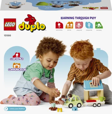 LEGO® DUPLO® 10986 Mobilný rodinný dom 1×1 ks, lego stavebnica