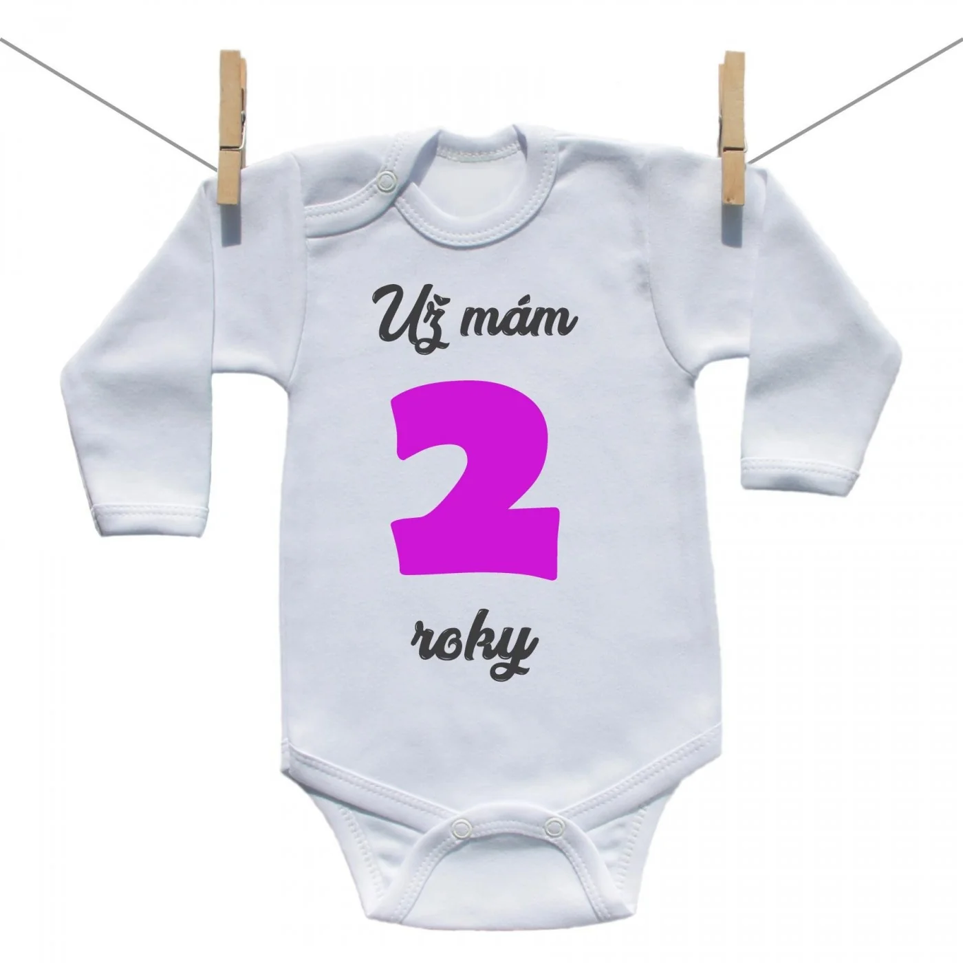Boodyy Body s dlhým rukávom Už mám 2 roky Dievča Veľkosť: 74