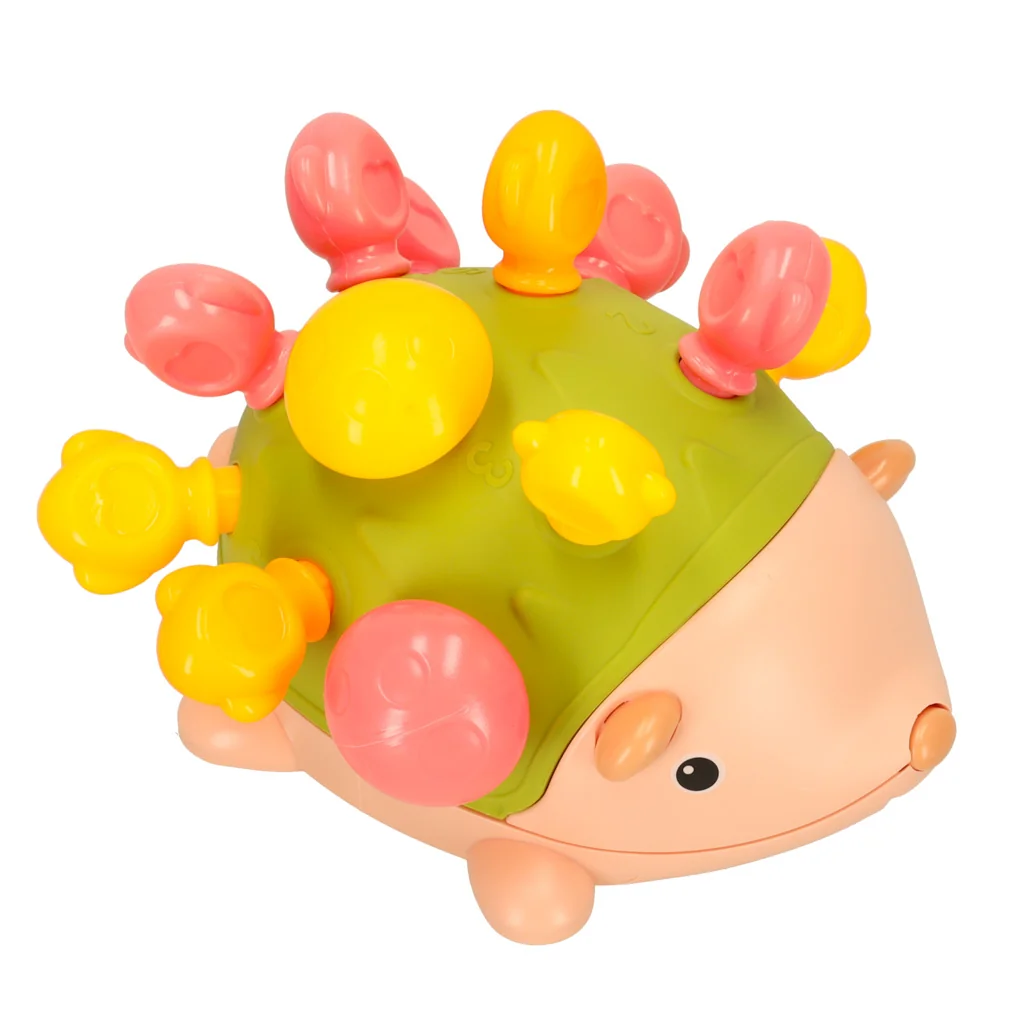 Senzorický ježko Montessori – zelený, 12 hrotov