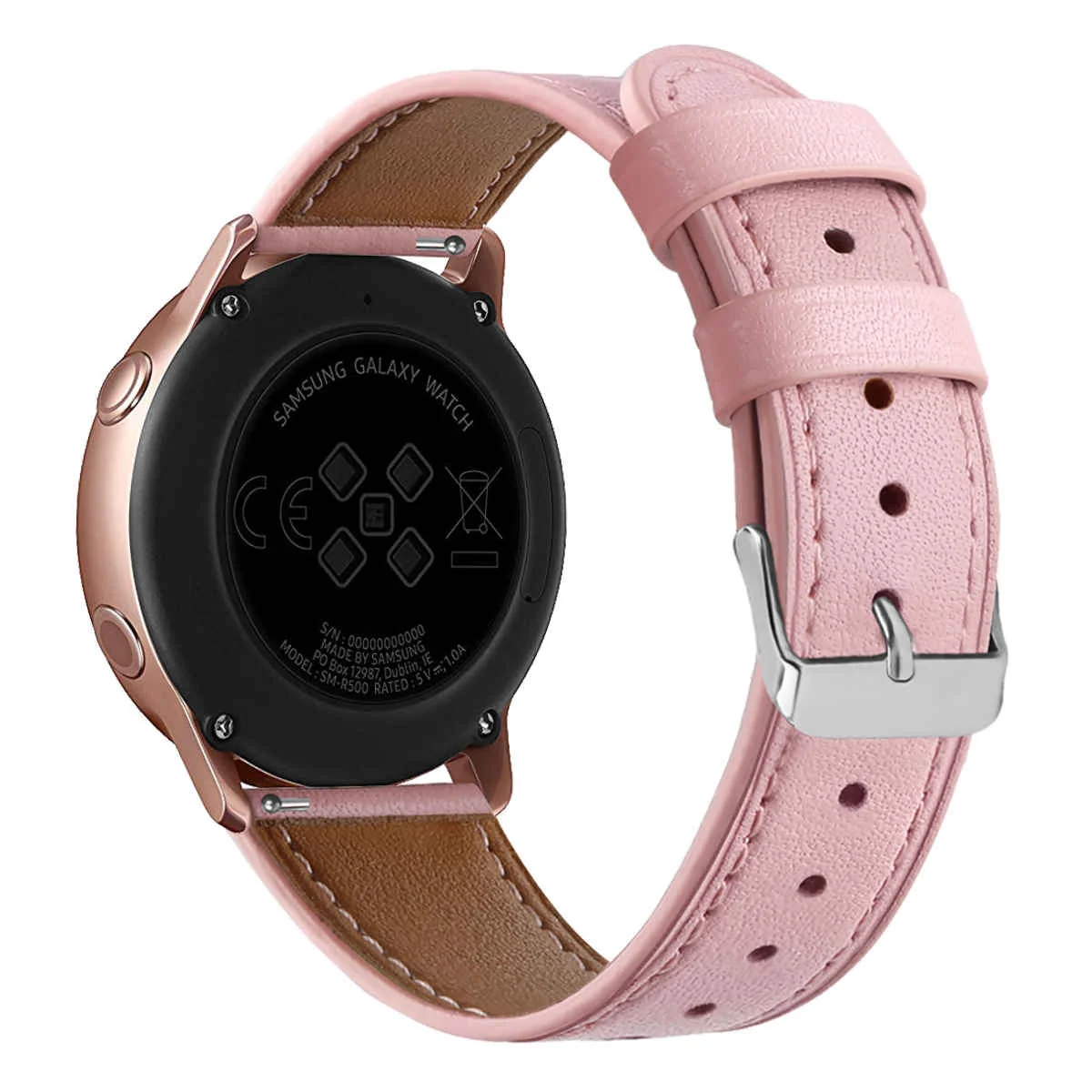 BStrap Leather Italy remienok na Garmin Vivoactive 5 pink