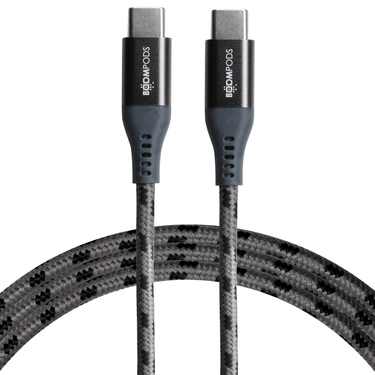 BOOMPODS Tide USB-C/C kábel 60W graphite