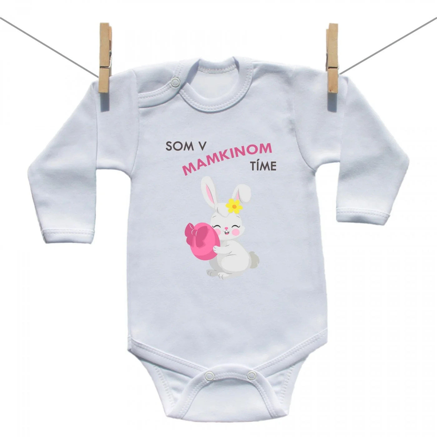 Boodyy Body s dlhým rukávom Som v mamkinom tíme Veľkosť: 98