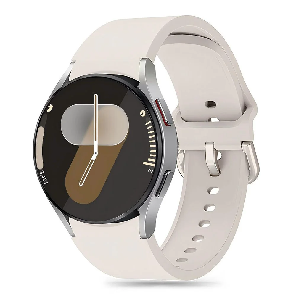 Tech-Protect Silicone remienok na Samsung Galaxy Watch 4 / 5 / 5 Pro / 6 / 7 / FE, starlight 6 / 7 / FE, starlight