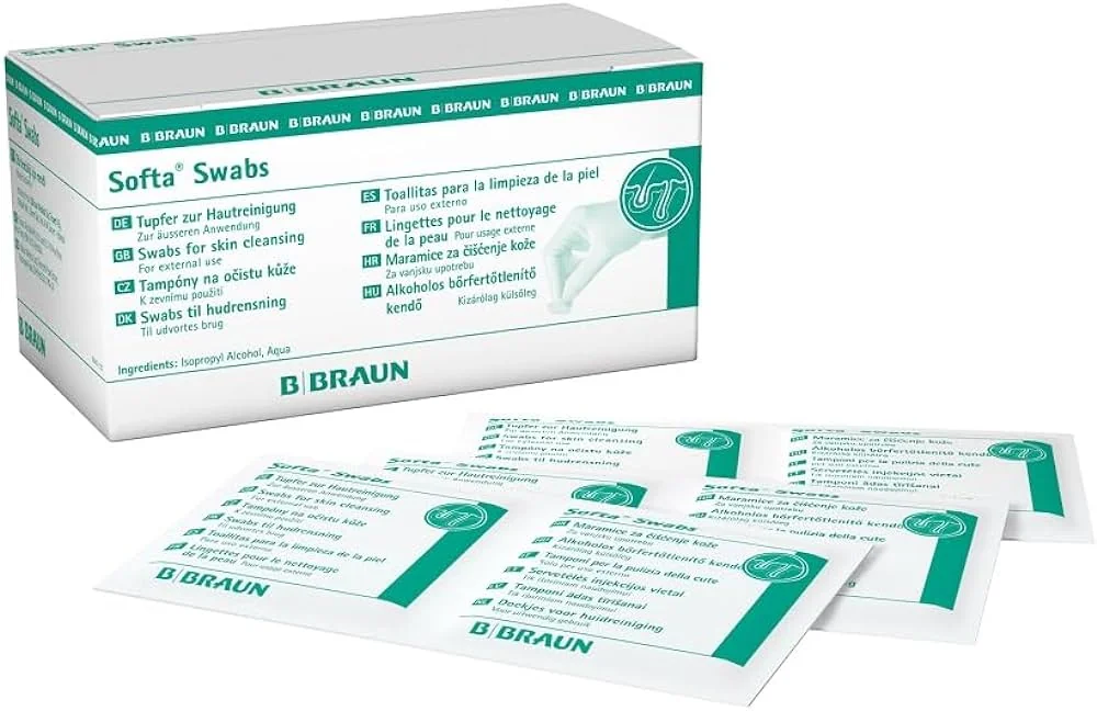B.BRAUN ALKOMED TAMPÓNY ALKOHOLOVÉ 1×100 ks, sterilné