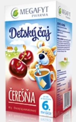 MEGAFYT Detský čaj ČEREŠŇA 1×40 g (20×2 g), ovocný čaj