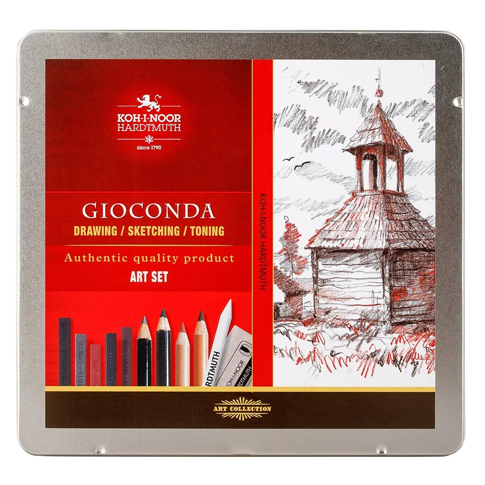Kresliarska súprava Koh-i-noor Gioconda 8899 v plechu 24 ks súprava
