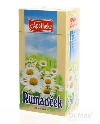 APOTHEKE ČAJ RUMANČEK KAMILKOVÝ 20×1,5 g, čaj