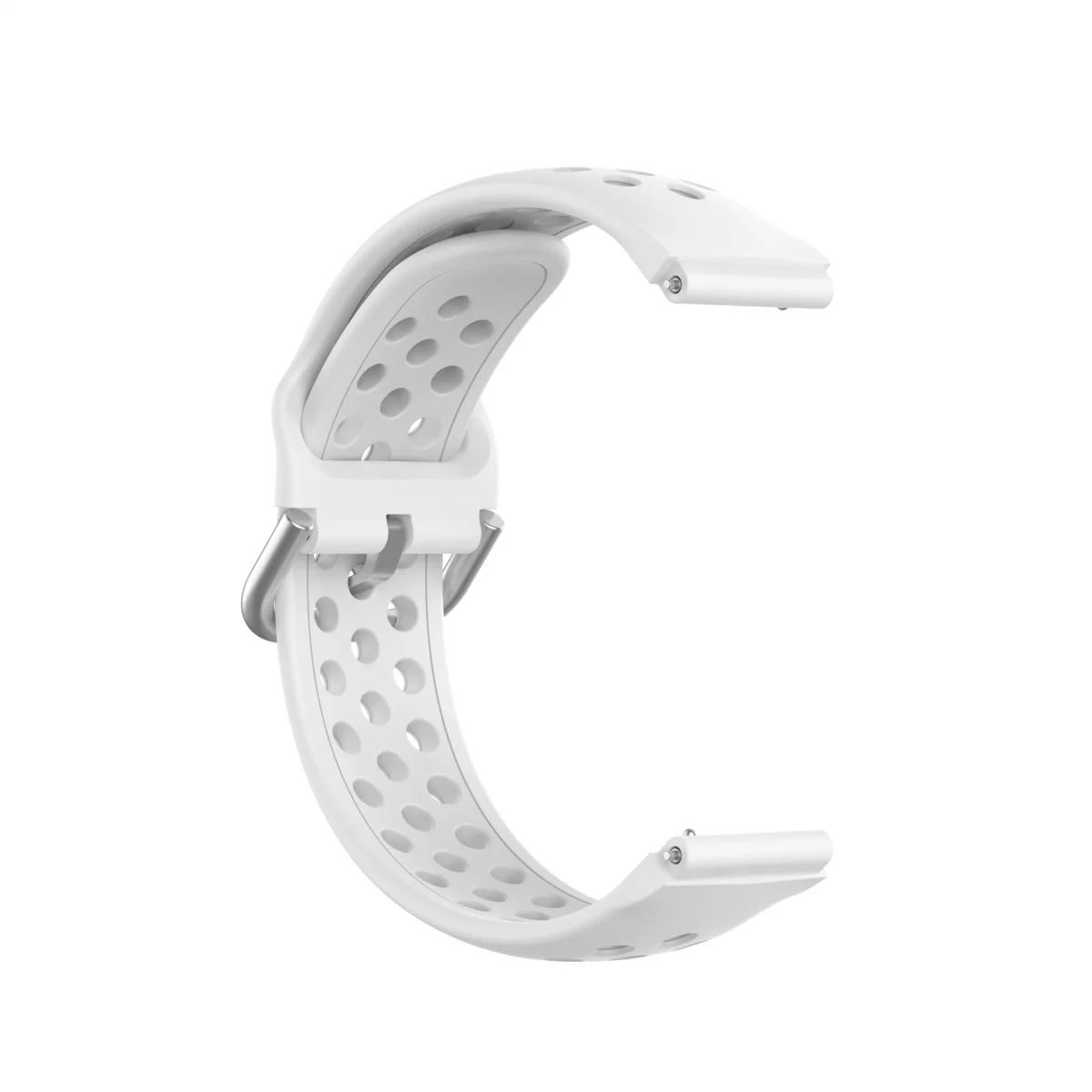 BStrap Silicone Dots remienok na Garmin Vivoactive 4s white