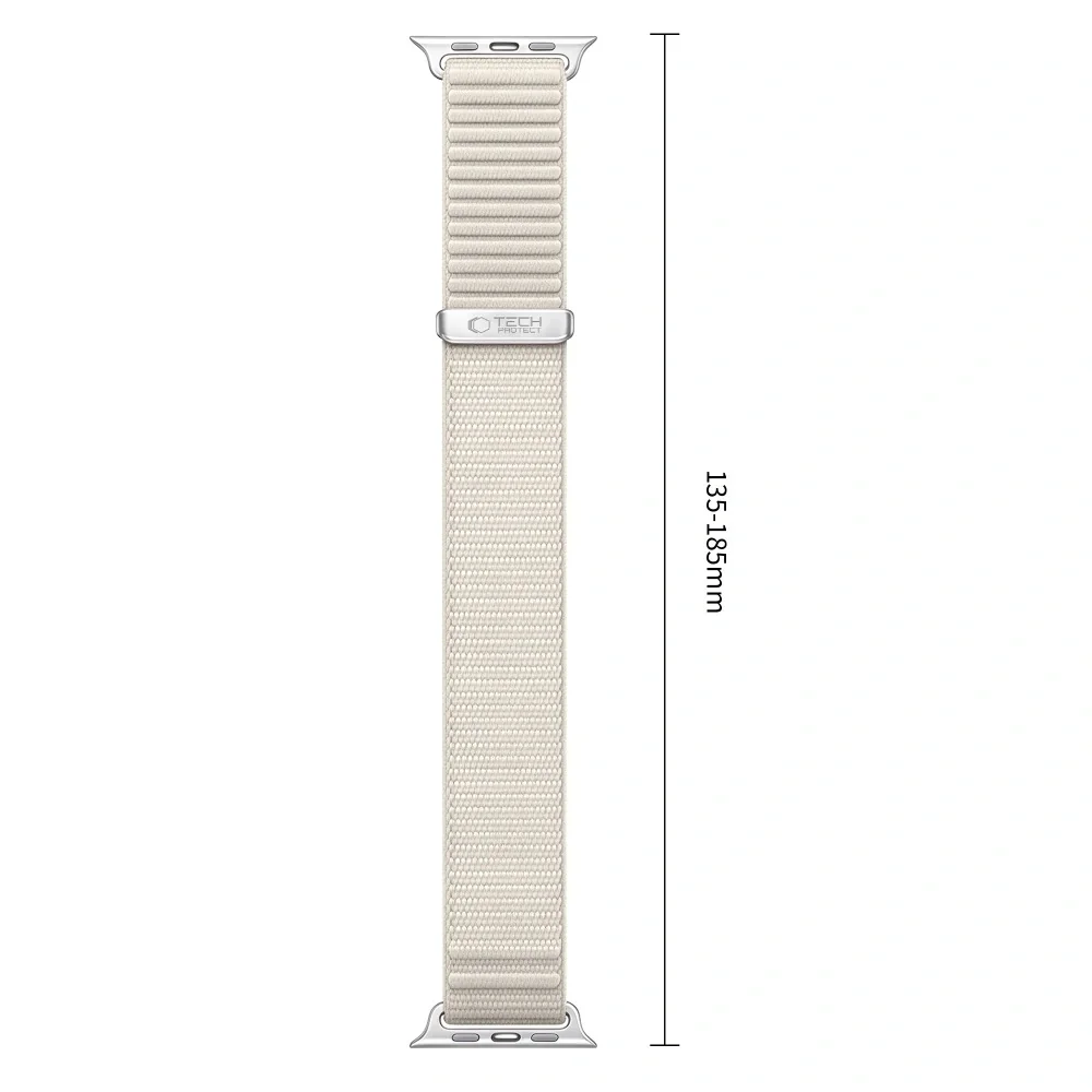 Tech-Protect Nylon Loop remienok na Apple Watch 44/45/46/49mm, starlight
