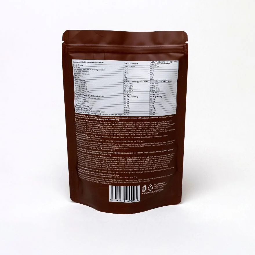 Veles Vitality Funkčný proteínový nápoj bez laktózy Čokoláda 350 g