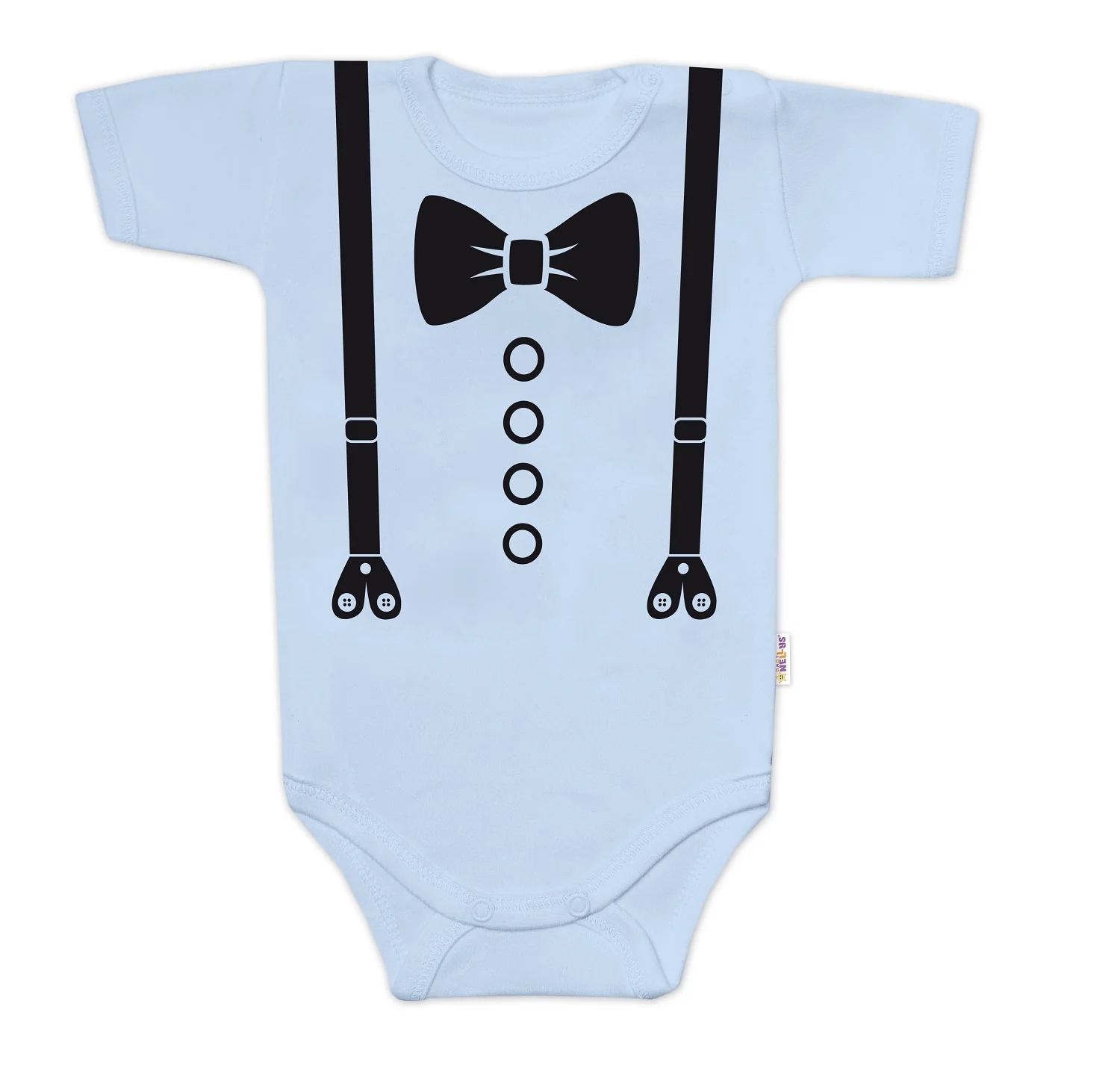 Body krátký rukáv, Elegan - sv. modré