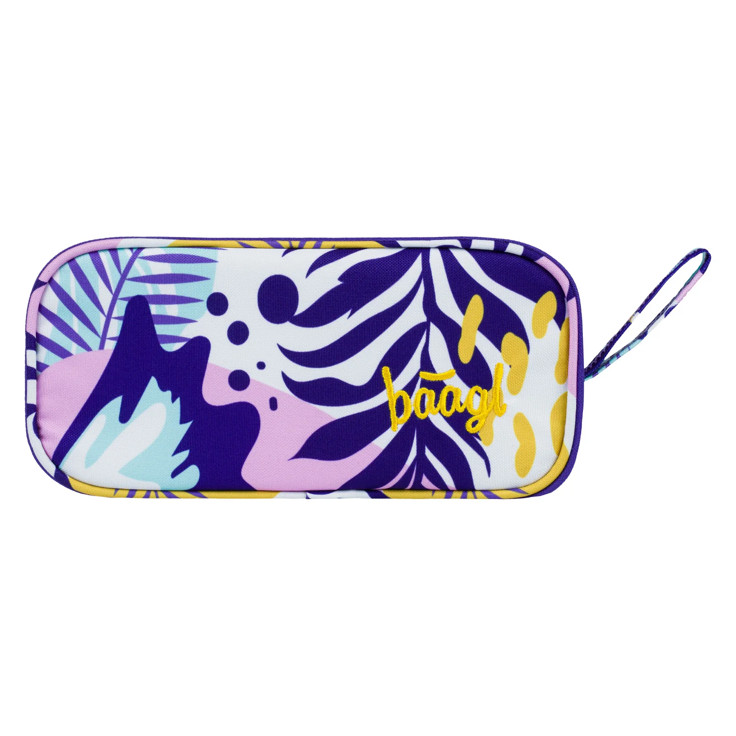 Baagl študentský peračník Etui Violet, 3 zipsové komory fialový, okrúhly
