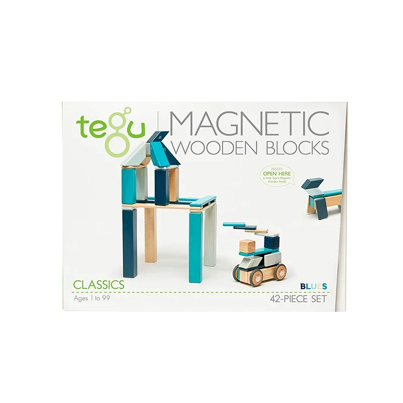 Magnetická stavebnica TEGU Blue - 42 dielov