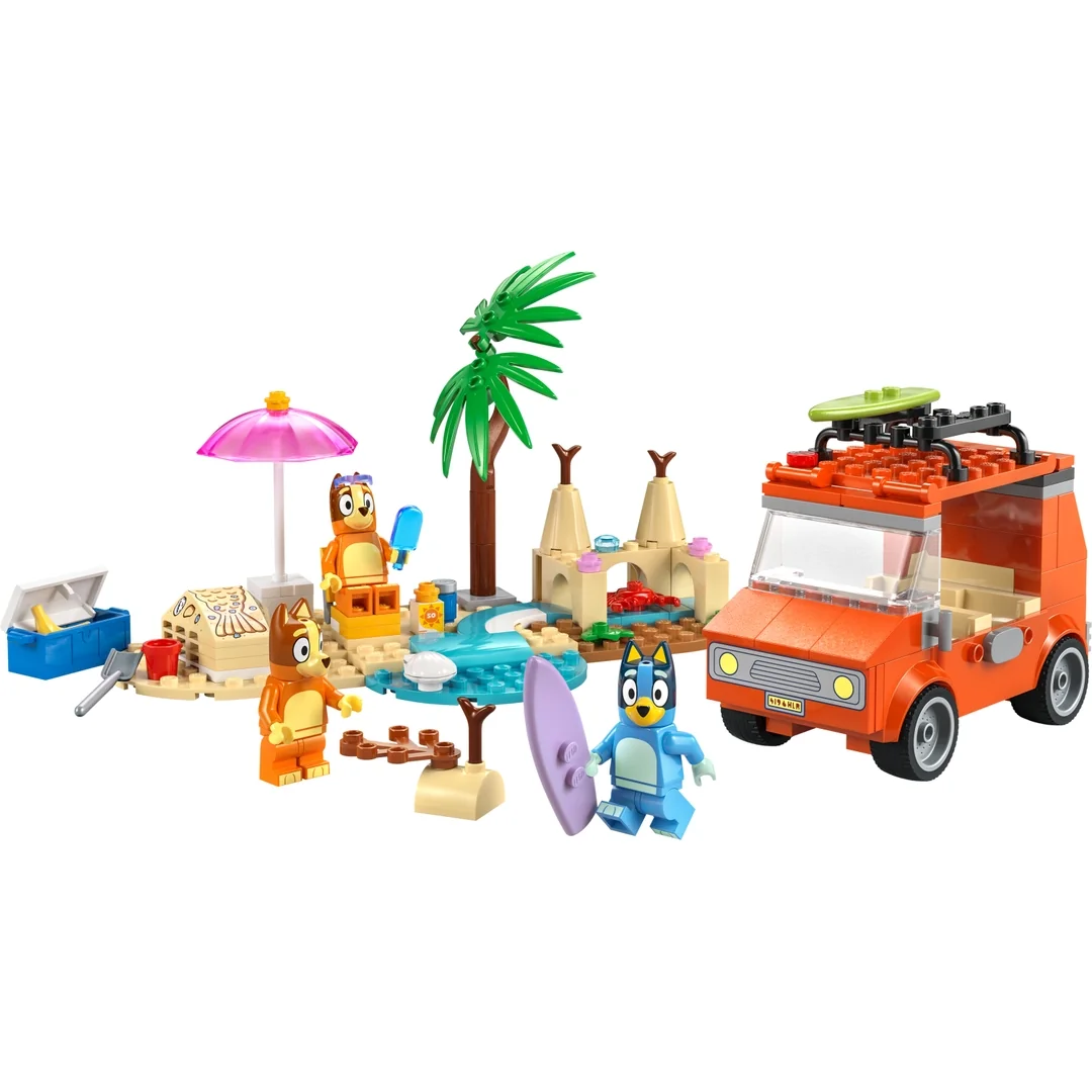 LEGO® Bluey 11202 Bluey a rodinný výlet autom na pláž
