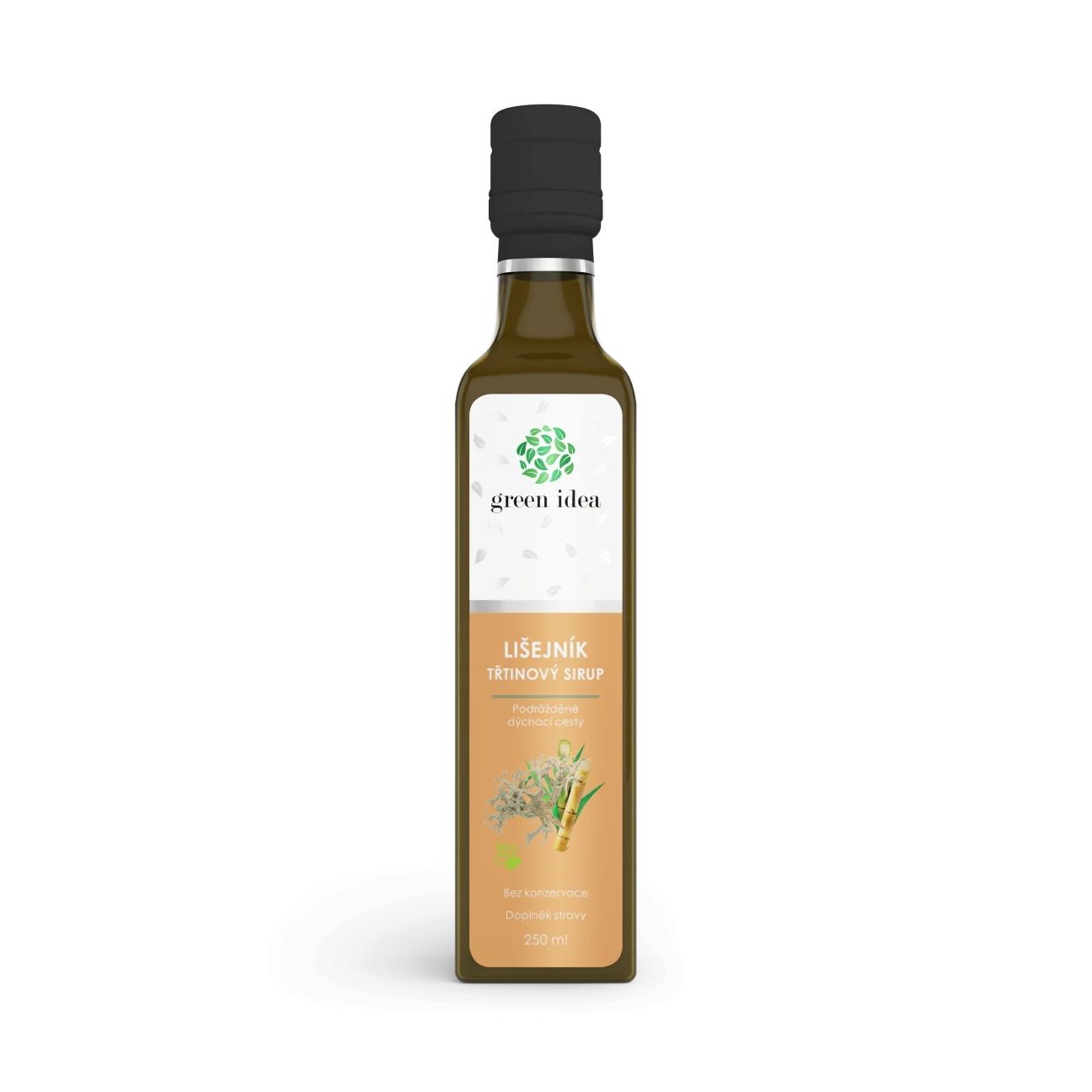 Lišajník islandský – trstinový sirup 250 ml – Green idea