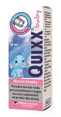 QUIXX baby 0,9% 1×10 ml, nosové kvapky